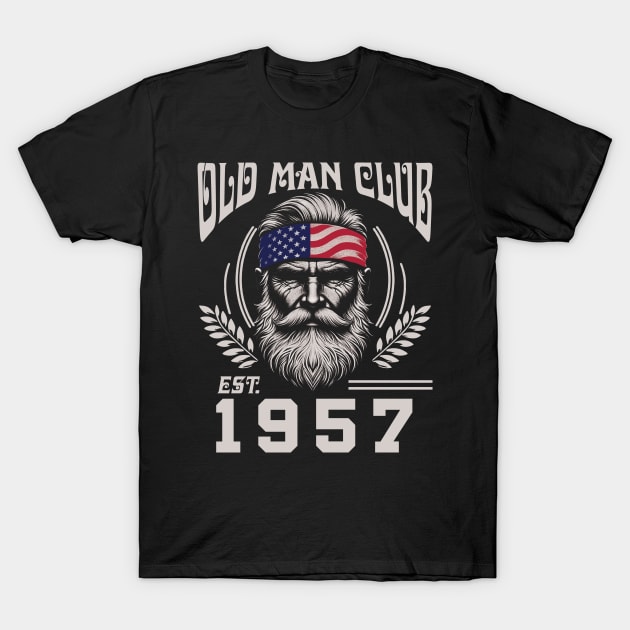 Old Man Club EST 1957 T-Shirt by super soul